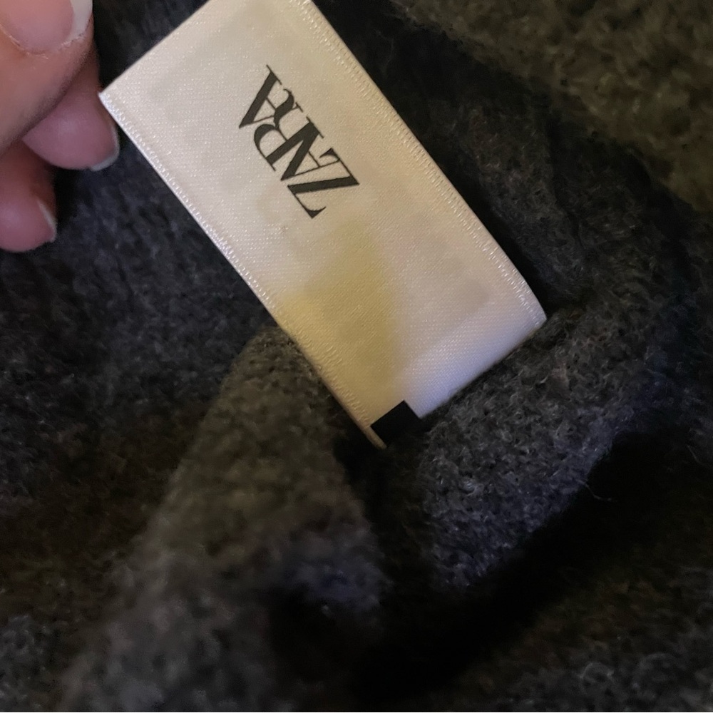 Zara Anthracite Knot Hooded Sweater and Pants 8/9 - Picture 12 of 15